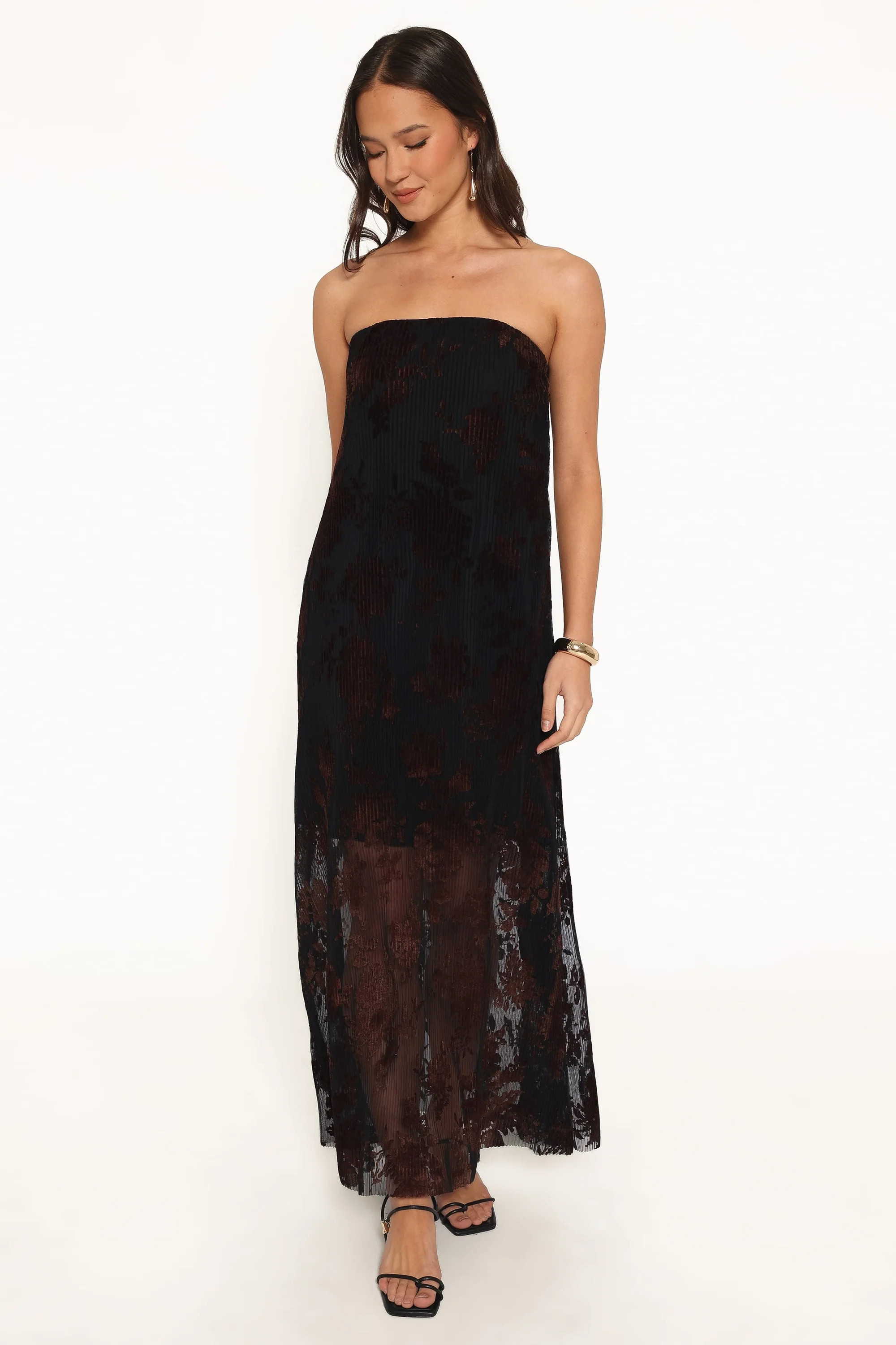 Alegra Maxi Dress - Black Floral | Petal & Pup (US)