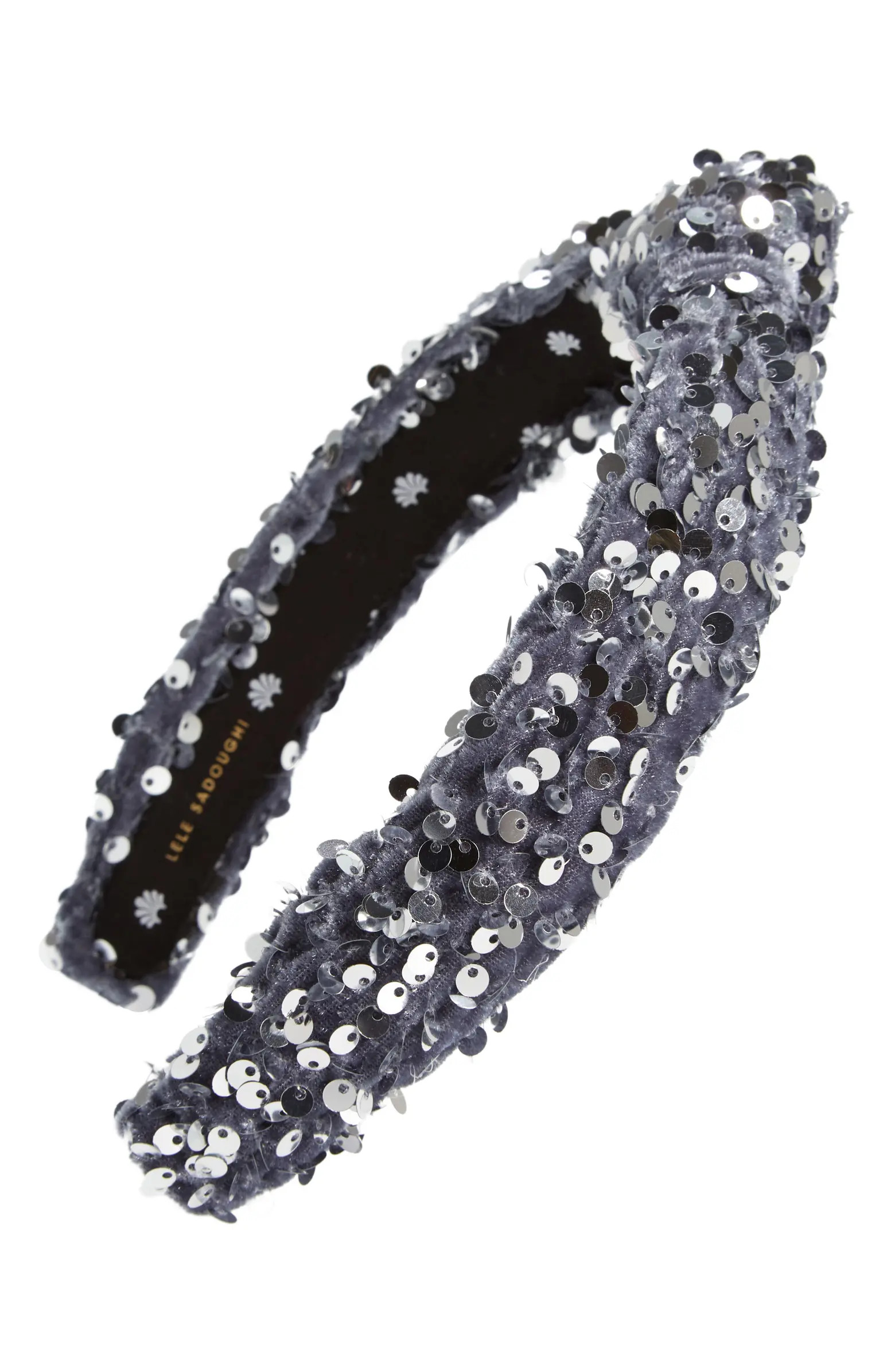 Lele Sadoughi Sequin Velvet Knotted Headband | Nordstrom | Nordstrom