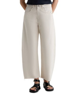 AG Hattie High Rise Crop Barrel Jeans in Opal Stone  | Bloomingdale's Women | Bloomingdale's (US)
