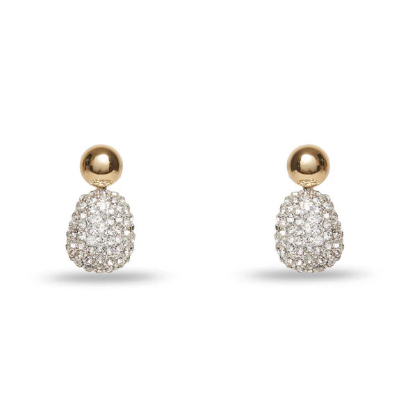 CRYSTAL PEBBLE STUD EARRINGS | LELE SADOUGHI
