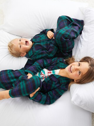 Unisex Matching Flannel Pajama Set for Toddler & Baby | Old Navy (US)