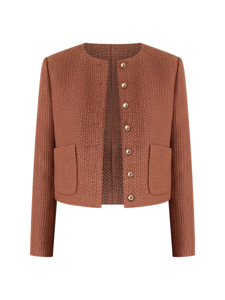 The Crew Neck Jacket in Tweed | Ann Taylor
