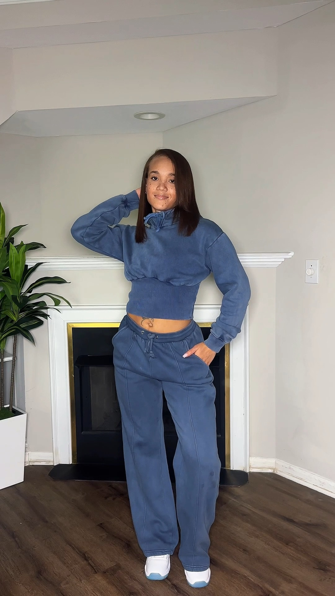 Cozy matching set from PrettyLittleThing x Sneakers Jordan 11 “Legend Blue”🔥Wearing size 2 in the matching set. 135 lbs | 5’5” 

#LTKgrwm