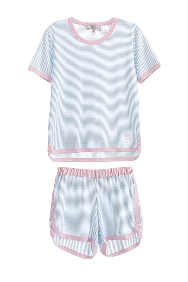 Emerald Coast Seaside Stripe Short Set | Hadley's Bungalow