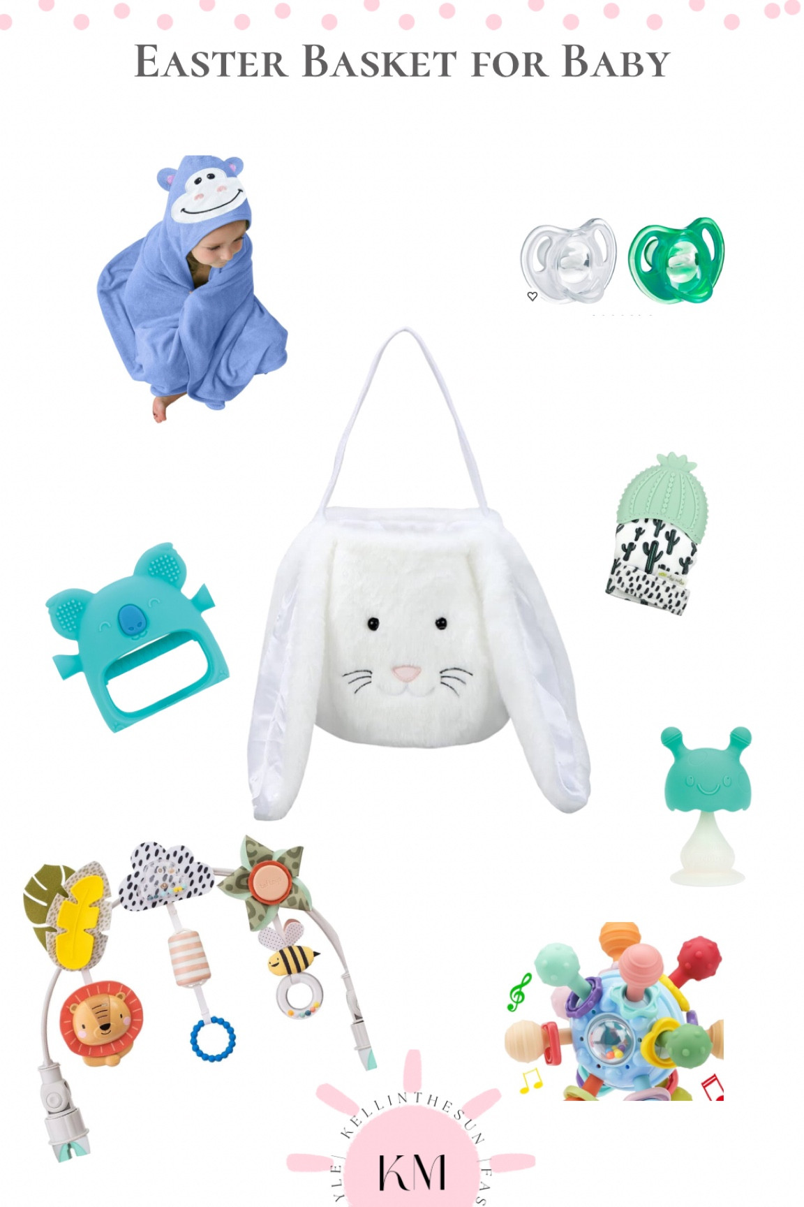 Easter basket for baby Amazon finds baby 0-3 month baby 3-6 months grand child Easter basket spring baby teething baby

#LTKbaby