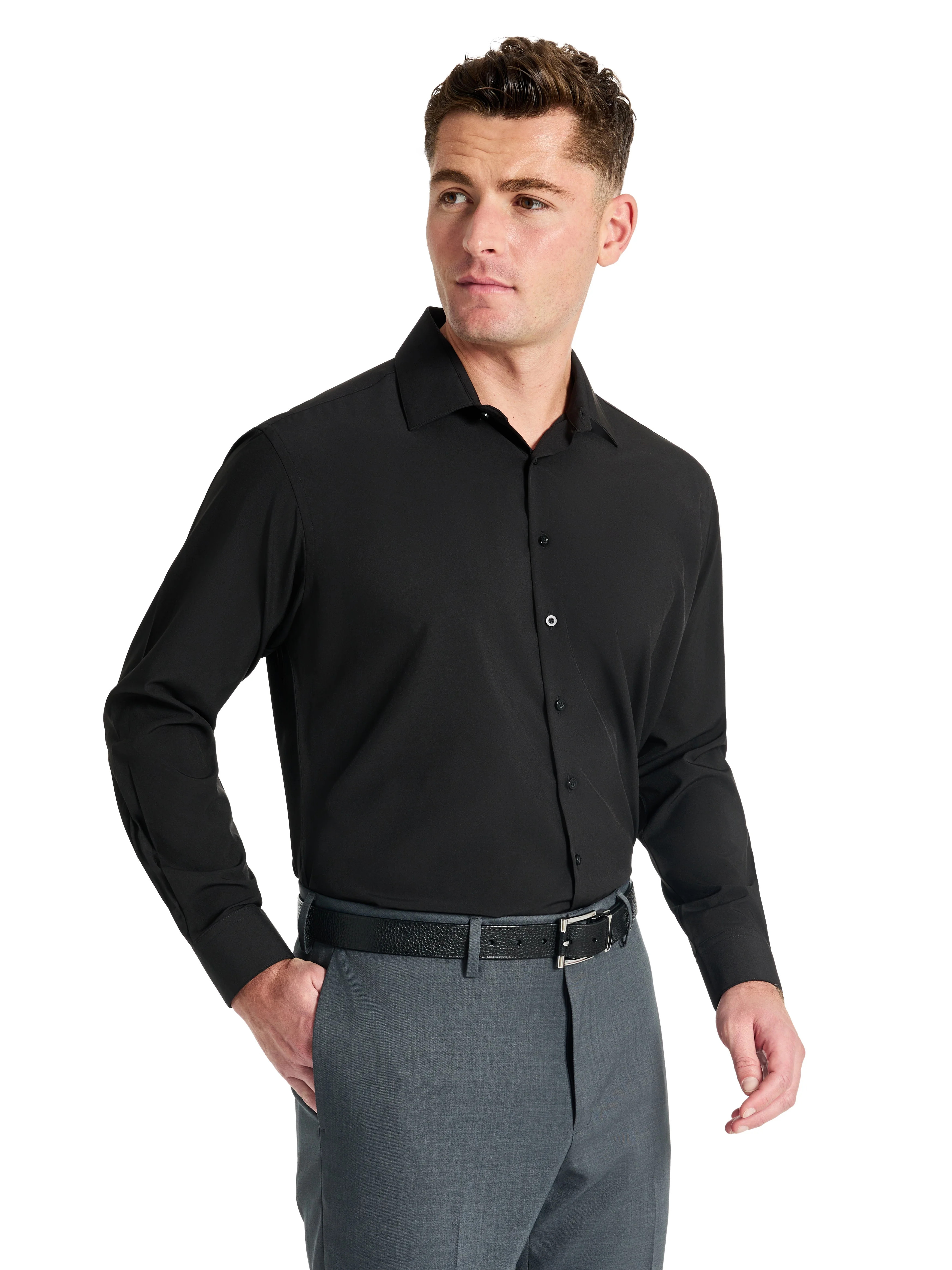 Chaps Men's Performance Dress Shirt - Walmart.com | Walmart (US)
