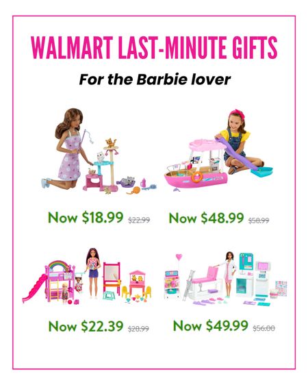 Last-minute gifts for the Barbie lover on Walmart! #walmartpartner @walmart 
