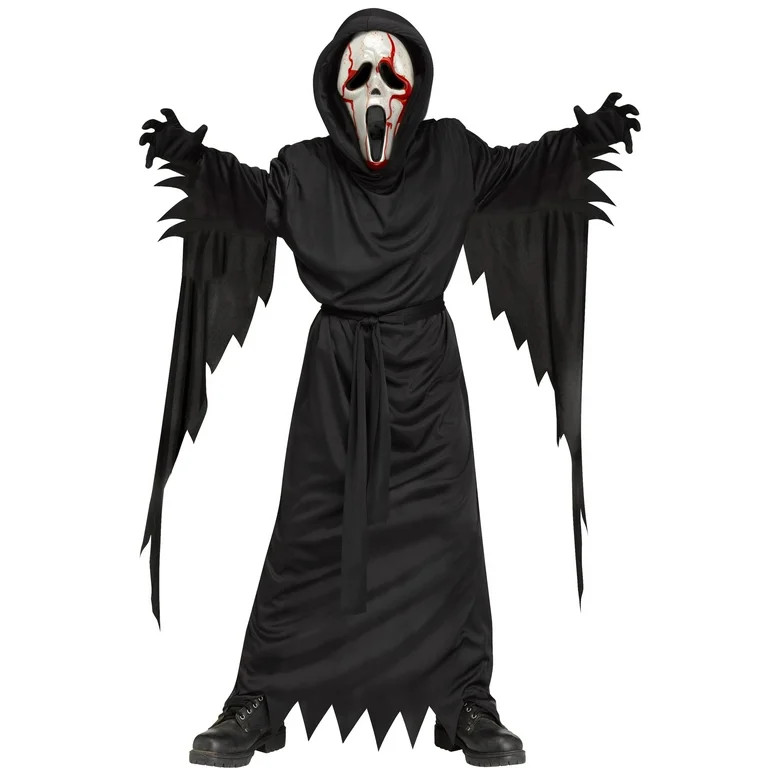 Bleeding Ghost Face Halloween Costume for Children, Boys Size X-Large 14/16, by Fun World | Walmart (US)