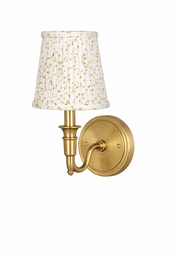 Tan Dot Sconce Shade | The Enchanted Home