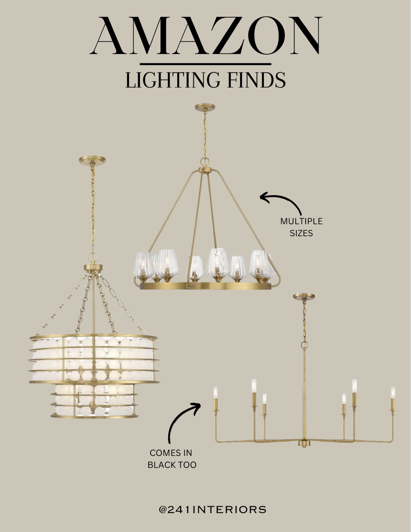 Amazon lighting finds 

#LTKhome #LTKstyletip