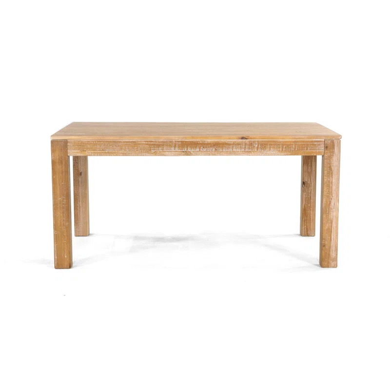 Montauk 63'' Pine Solid Wood Dining Table | Wayfair North America