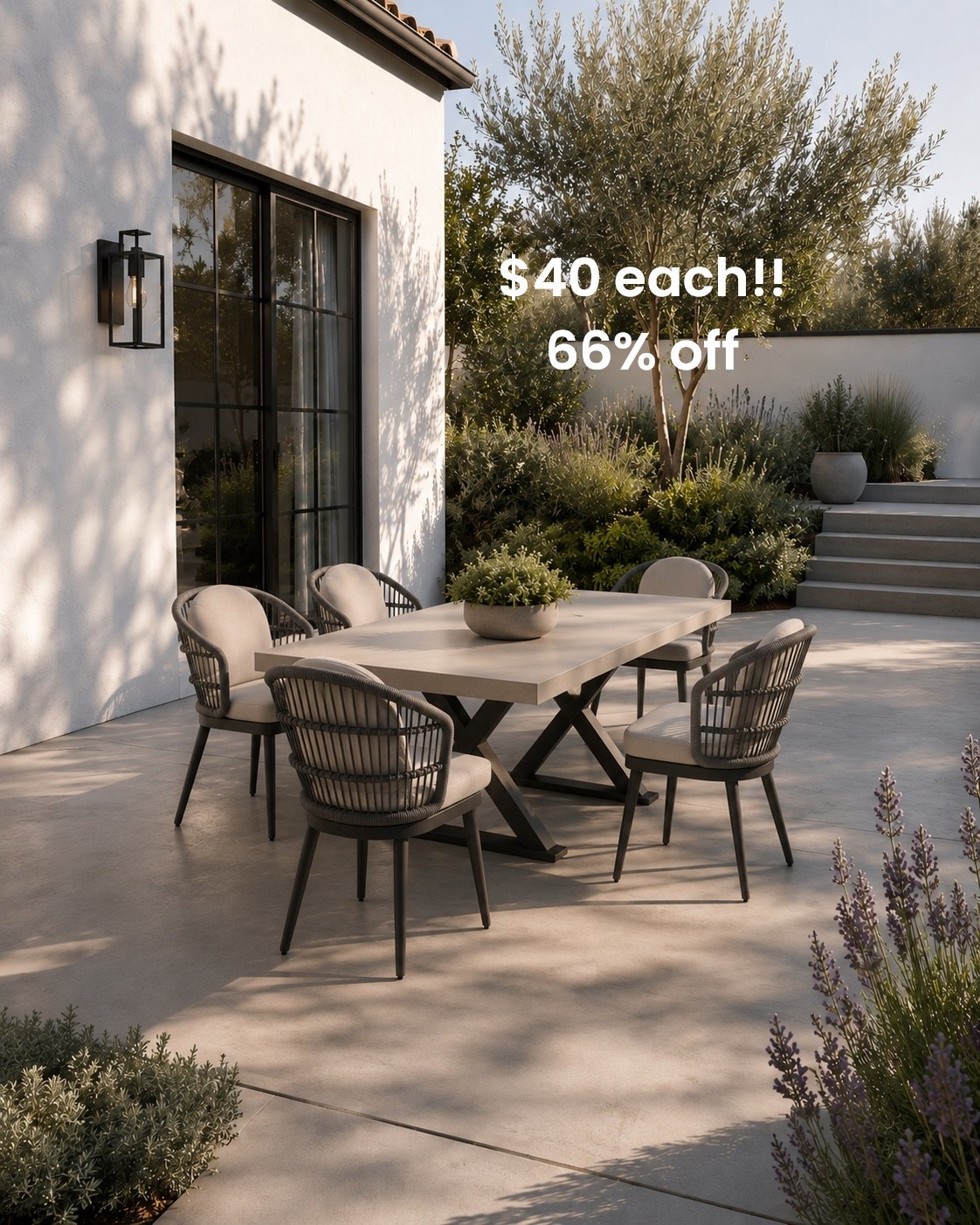 #ad @Wayfair   has these outdoor dining chairs for only $40 each right now!!!! Love their dining chair picks! 🤯😍🚨 sellout risk!!!! #wishyouwerehere #outdoor #wayfair #wayfairpartner
