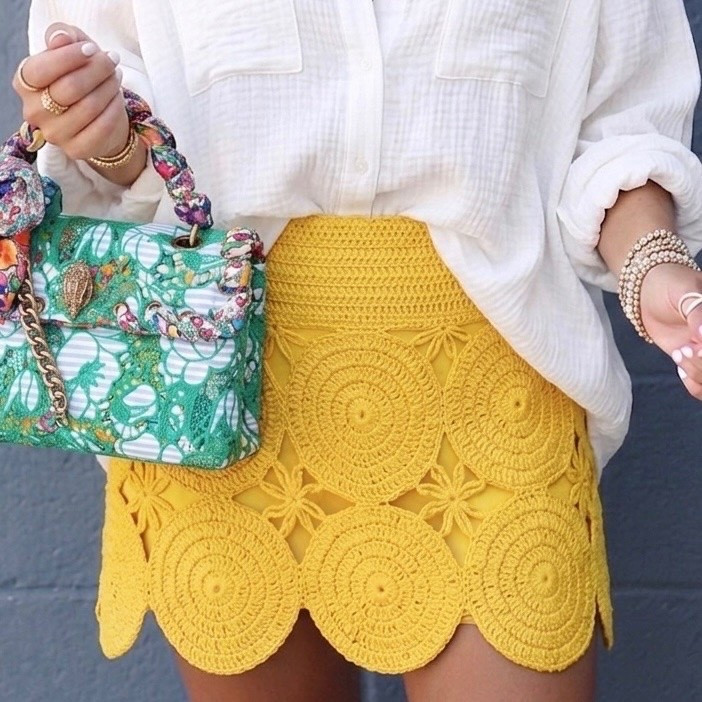 Beep beep mini skirt
