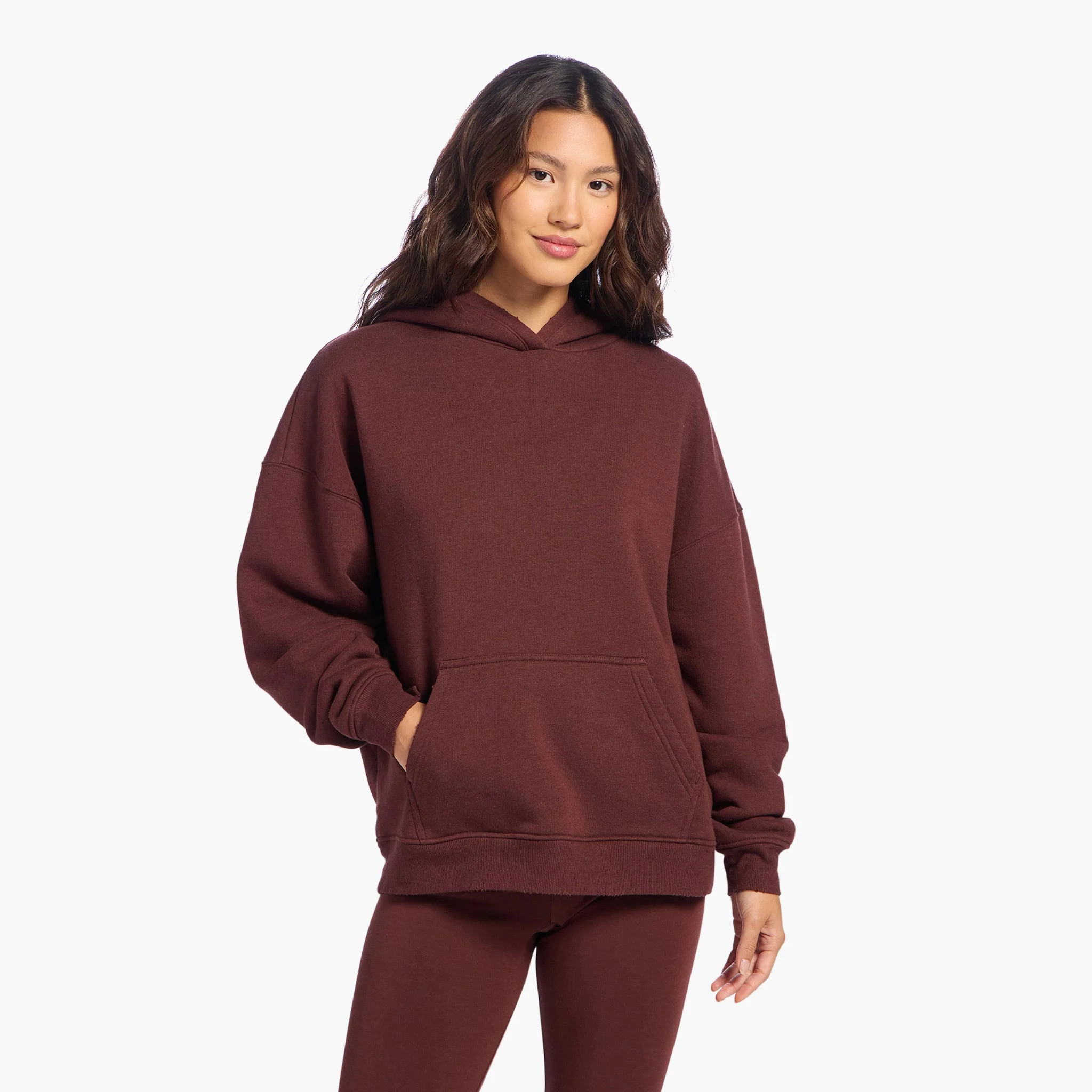 Vintage Fleece Hoodie | Black Cherry | Nuuds US