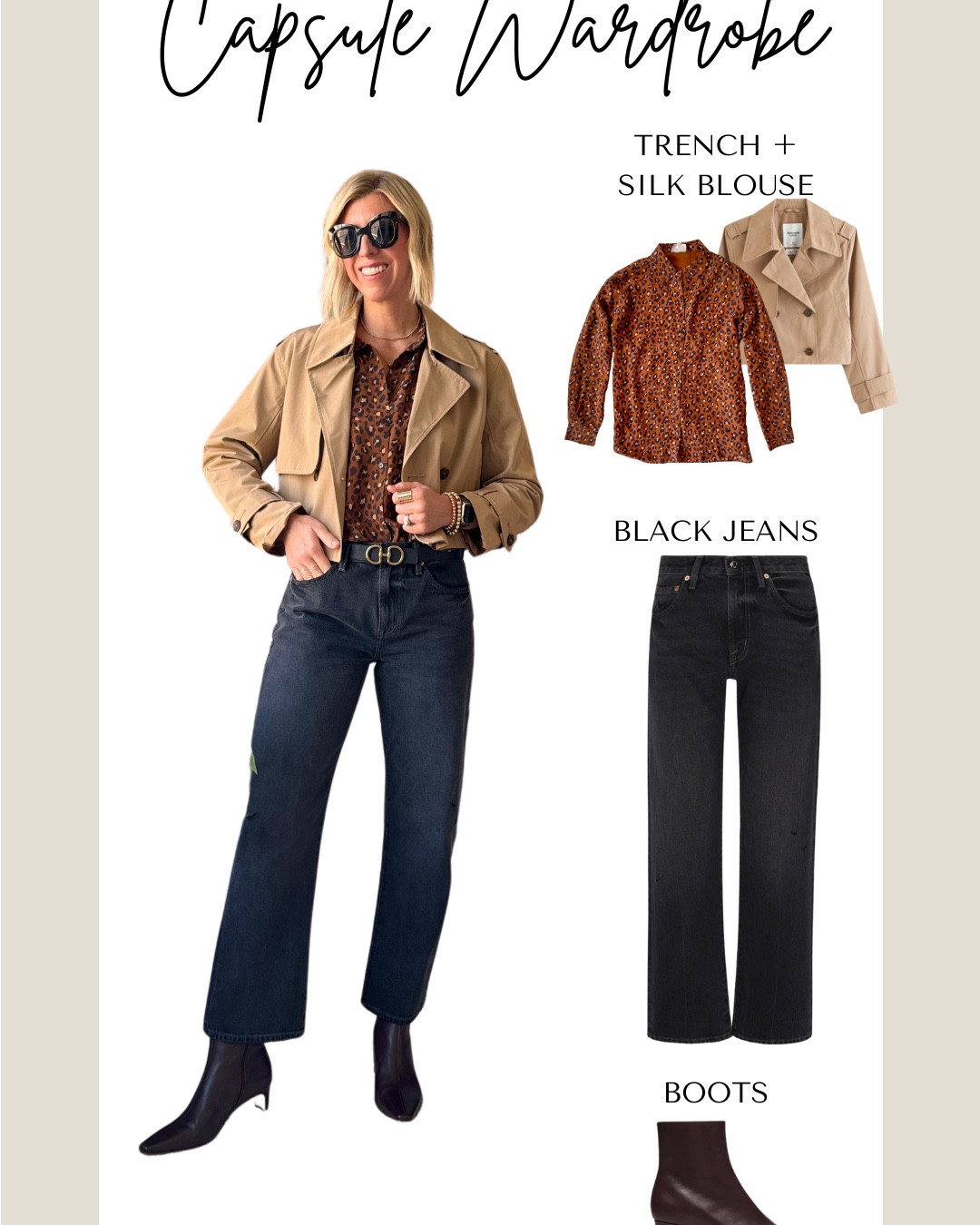 A pair of black straight leg jeans is such a versatile bottom to have in your fall capsule! They can easily be dressed up for work or date night or special event or dress down for every day and travel

#LTKStyleTip #LTKSeasonal #LTKOver40