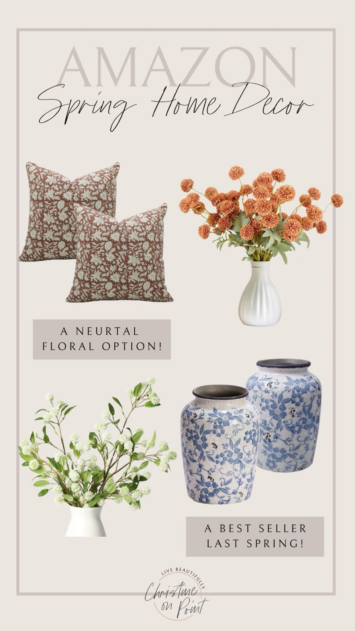 Spring home decor from Amazon! Amazon home, home decor, spring home decor.

#LTKHome #LTKSeasonal #LTKStyleTip