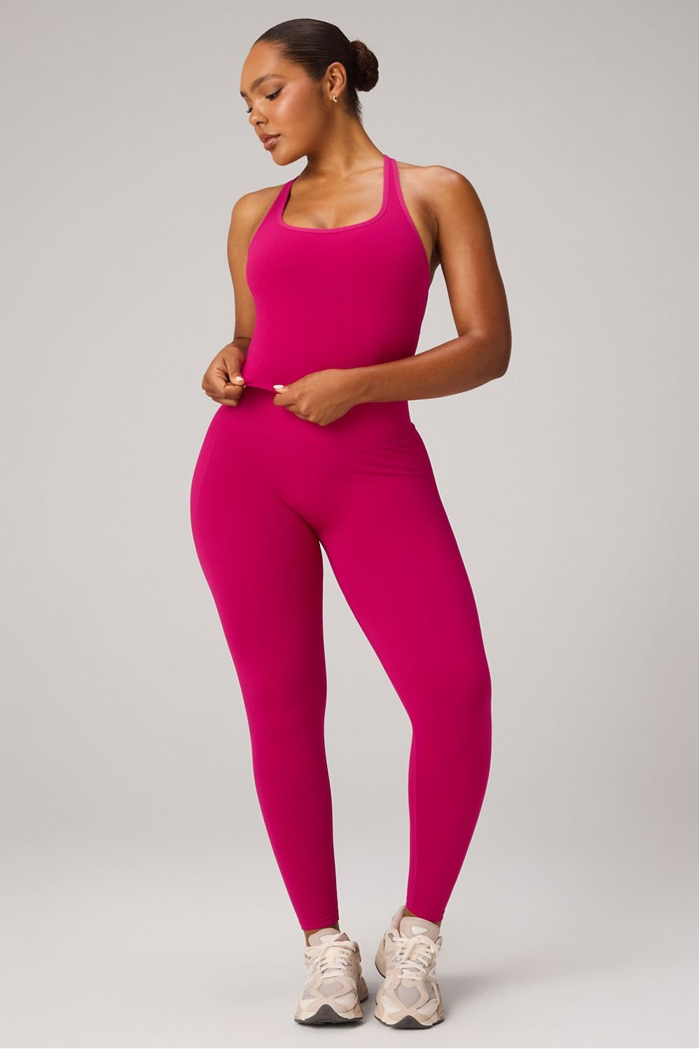 Seamless Cropped Built-In Bra Tank | Fabletics