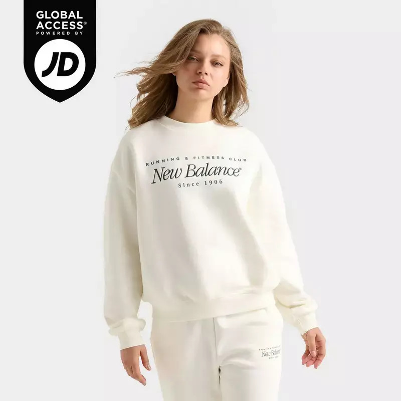 Women's New Balance Logo Crewneck Sweatshirt | Finish Line (US)