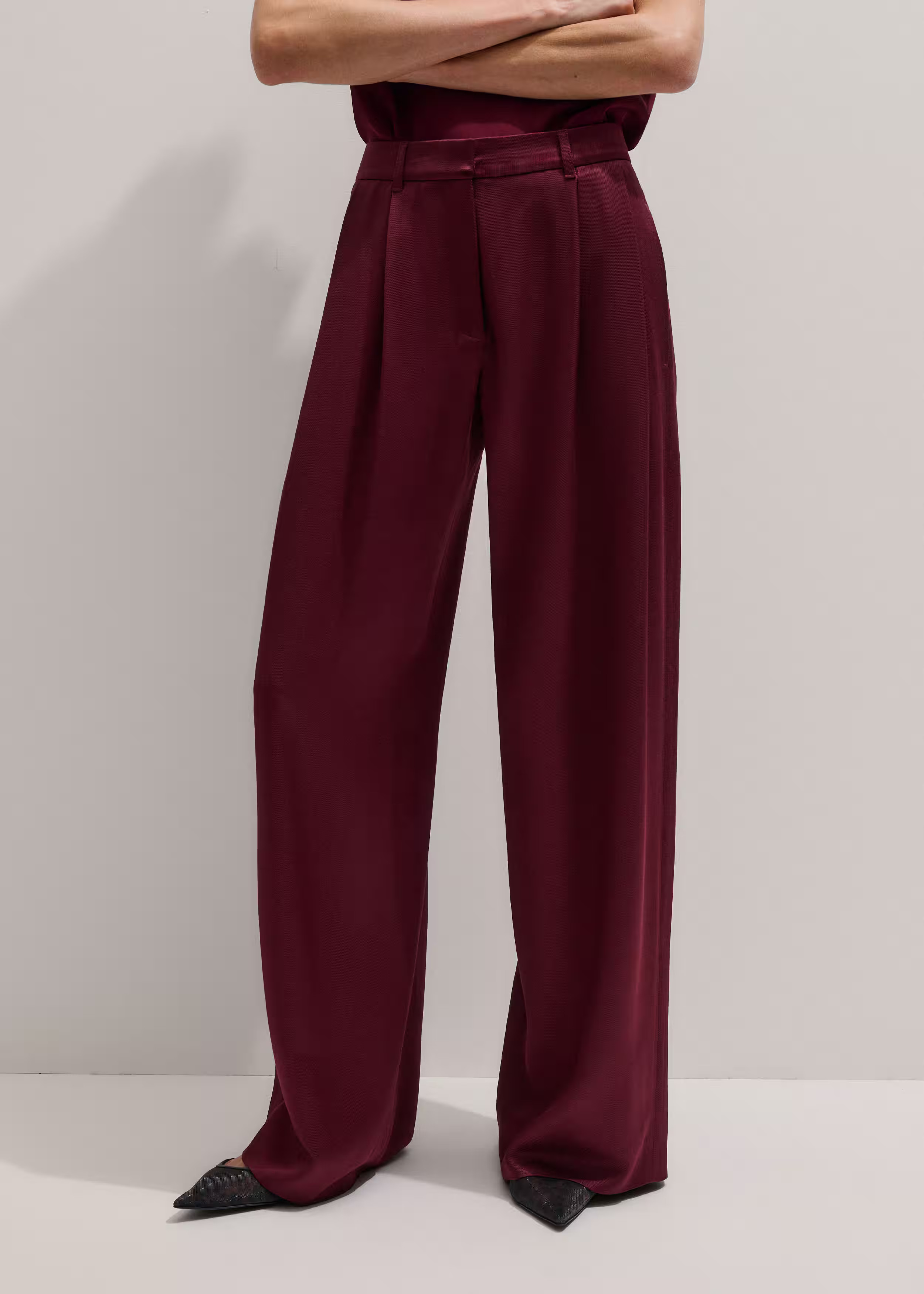 Pleat Straight Pant Italian Tailoring | ME+EM US