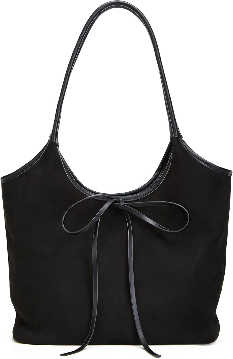 Vintage French Bow Tote Bag Large Capacity Hobo Bag Shoulder Bag Satchel Purse Chic Underarm Bag for Women Girls | Amazon (US)