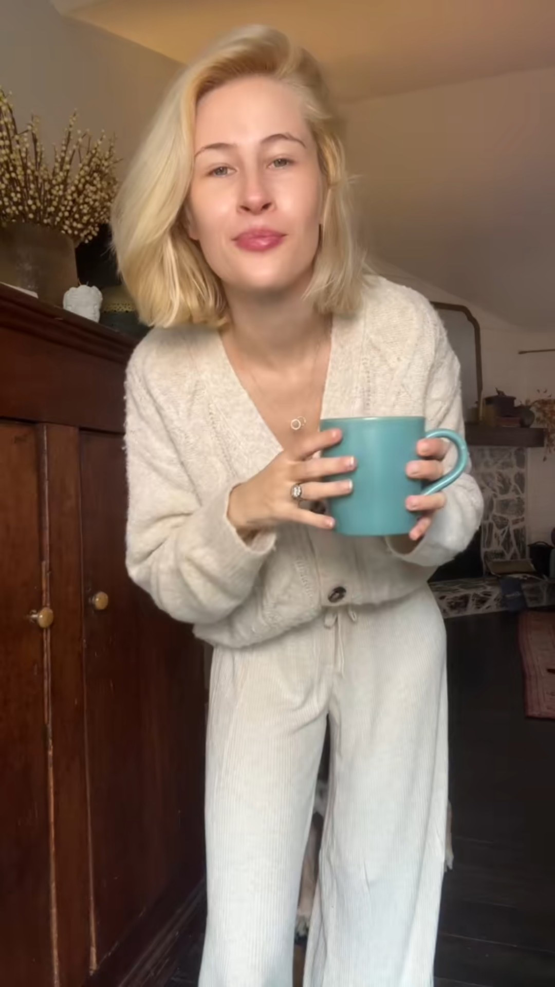 Fau fall cozy outfit: I love this set so much I bought it in 3 colors. They changed the cardigan since I bought this set. If between sizes, size down! The waist is drawstring and the unseen over VERY long 

Loungewear | fall outfit | cozy outfit | sweater set 

#LTKFindsUnder50 #LTKSeasonal #LTKHome