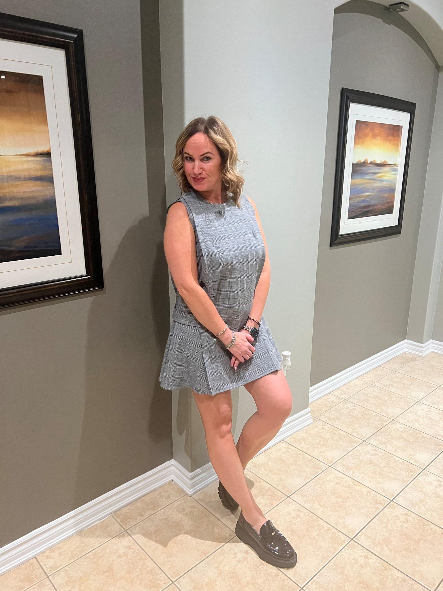 Fall fit #whatiwore #fall #fallfit #falloutfit #aritzia #loafer #plaid #plaiddress #patentloafers #ltk #likeittoknow #shopmylook #thanksgiving #myfit 

#LTKstyletip #LTKshoes #LTKfall