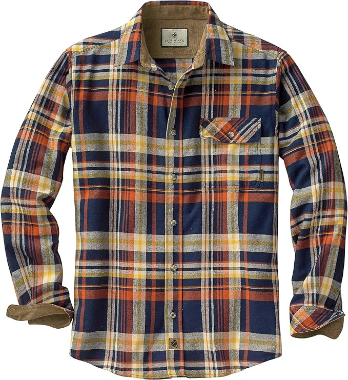 Legendary Whitetails Men's Buck Camp Flannel Shirt | Amazon (US)