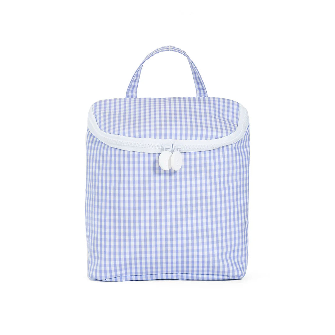 Insulated Lunch Bag - Take Away - Gingham Lilac | TRVL DESIGN