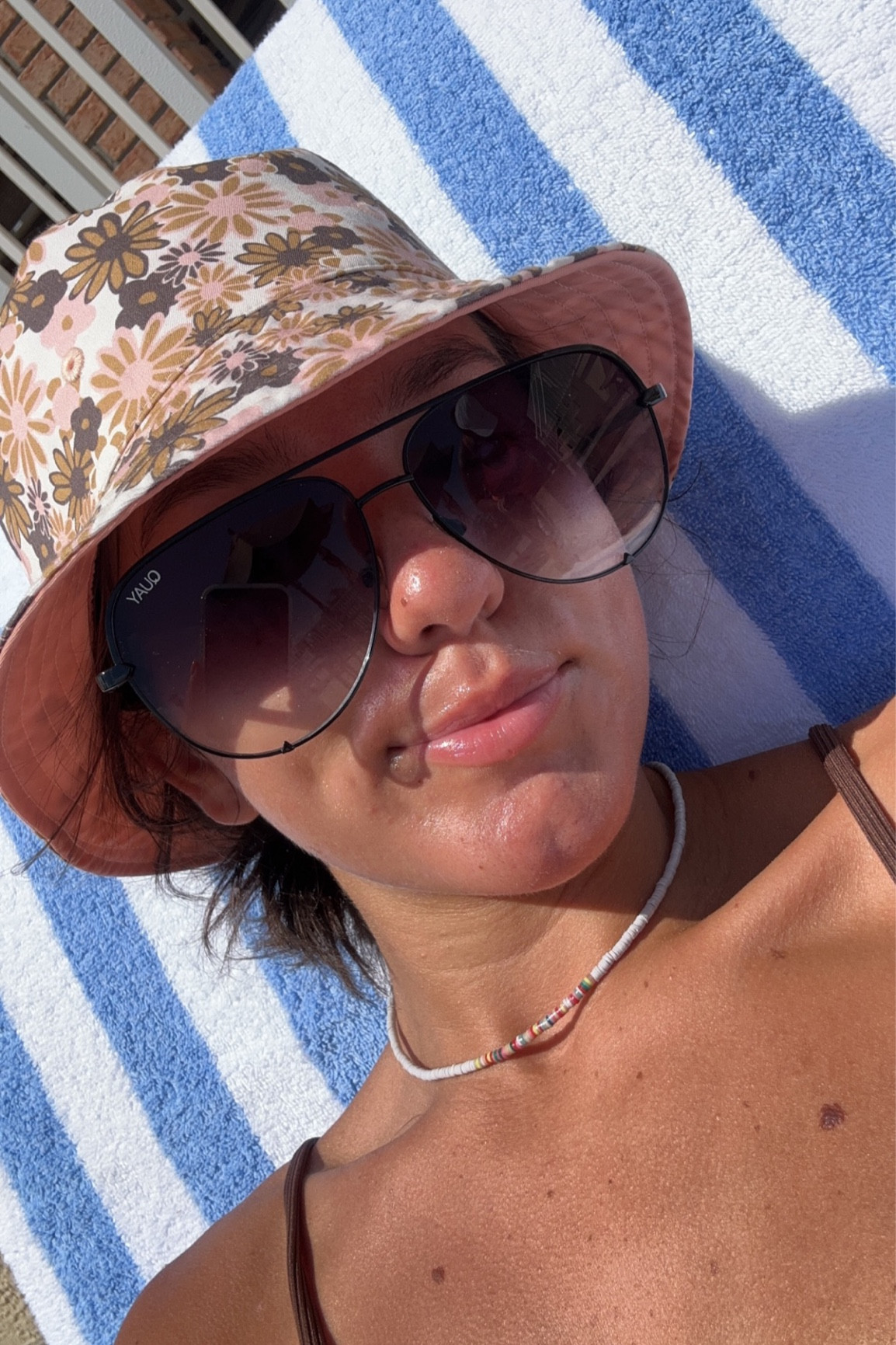 These sunglasses are my “tanning” sunglasses 

#LTKtravel #LTKunder100 #LTKFind