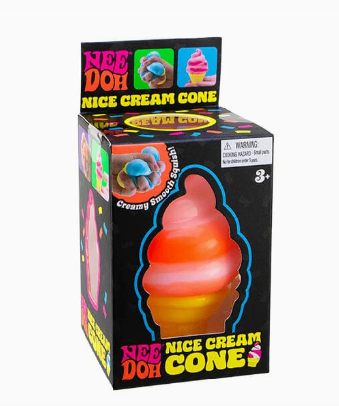 NeeDoh Nice Cream Cone Squishy Fidget Toy (1pc) | The Collection Texas