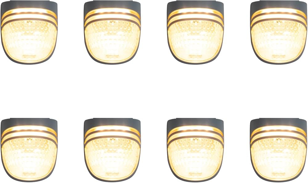 Vego garden Solar Garden Lights with Auto Sensors Magnetize Securely to Beds, IPX4 Waterproof Out... | Amazon (US)