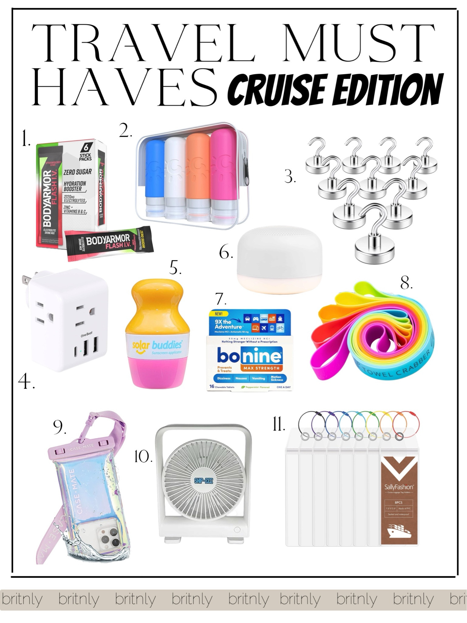 Cruise must haves ✅ ALL AMAZON! 
Magnet hooks to hang storage (I roll outfit sets and place into a shoe organizer for each day/night). Storage is key in your stateroom. Hang everything and use under bed space 😊 

Cruise vacation | cruise must haves | cruise organizer | travel | family vacation | travel must haves | Amazon travel. 

#LTKTravel #LTKSwim #LTKFamily