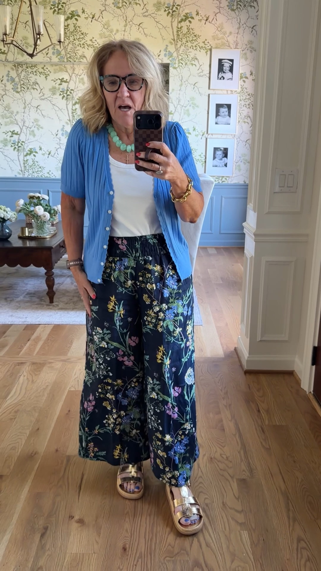 Pants size small linking some great floral options too!!
Sweater medium 
Tank large but want a medium 


#LTKootd #LTKSeasonal #LTKOver40