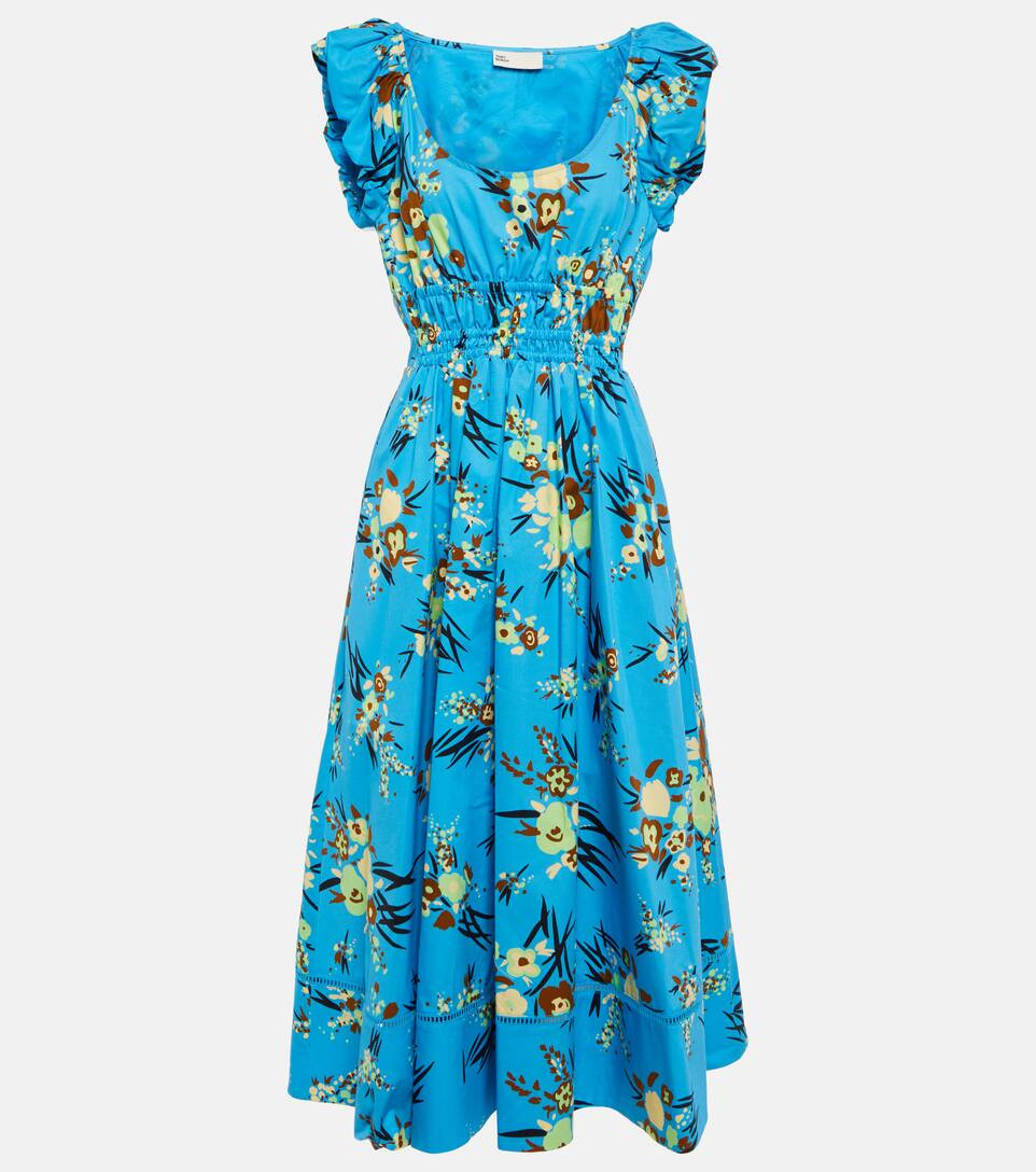 Floral cotton midi dress | Mytheresa (US/CA)