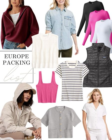 Europe trip tops. Key is layers and items that can we transformed!!!

#LTKFindsUnder50 #LTKTravel