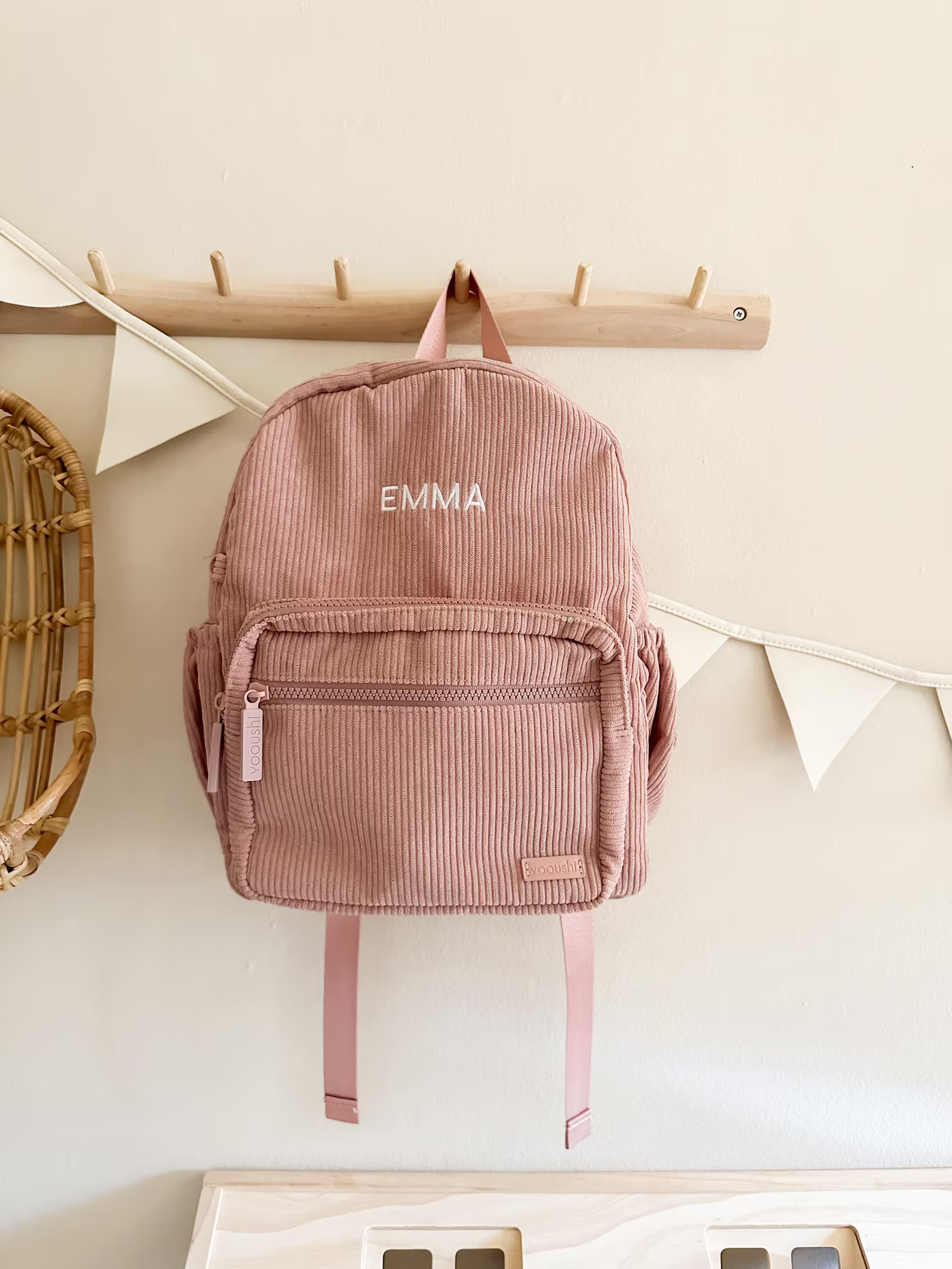 Personalized Kids Backpack|Custom Toddler Birthday Gift|Daycare Book bag|Corduroy Backpack with C... | Etsy (US)