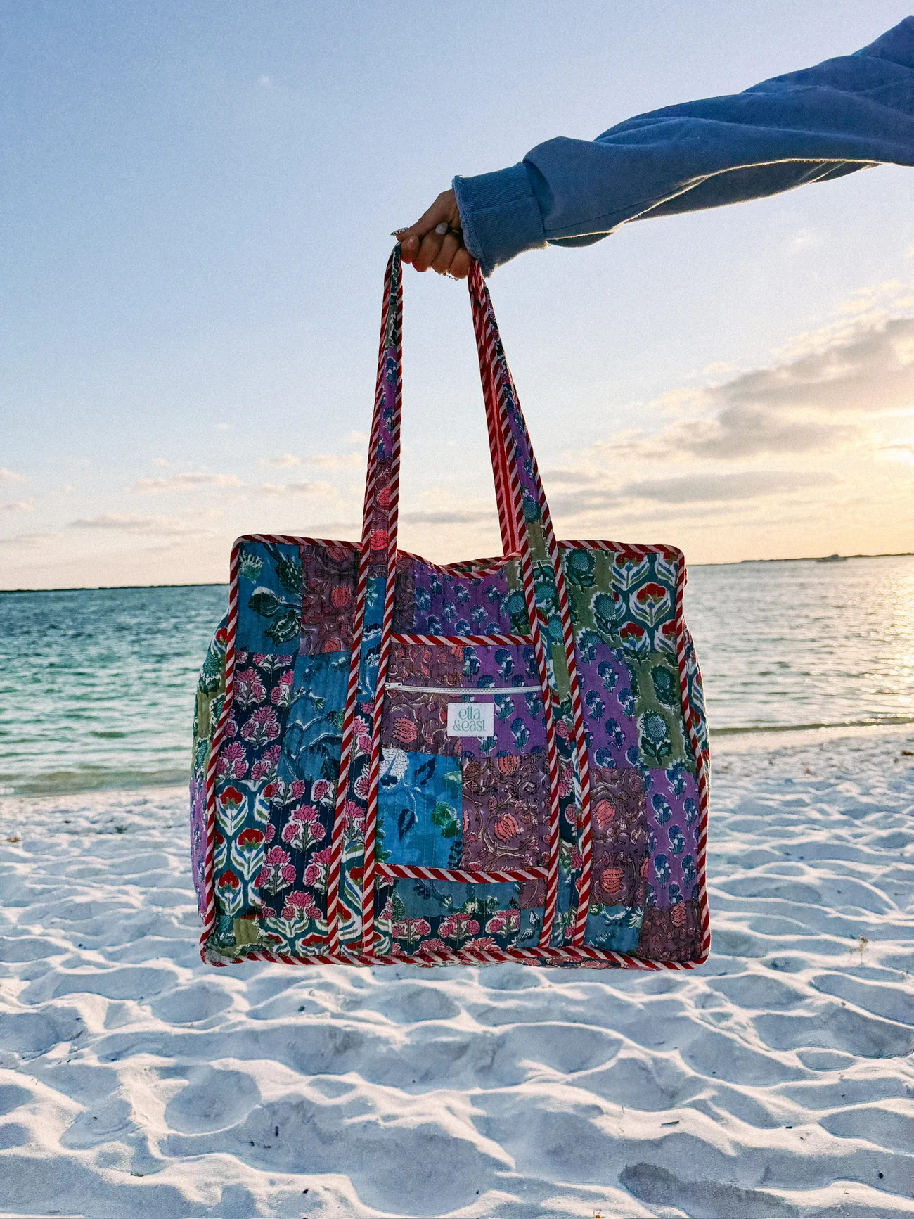 ETTA OG | quilted tote bag - red | Etta & East