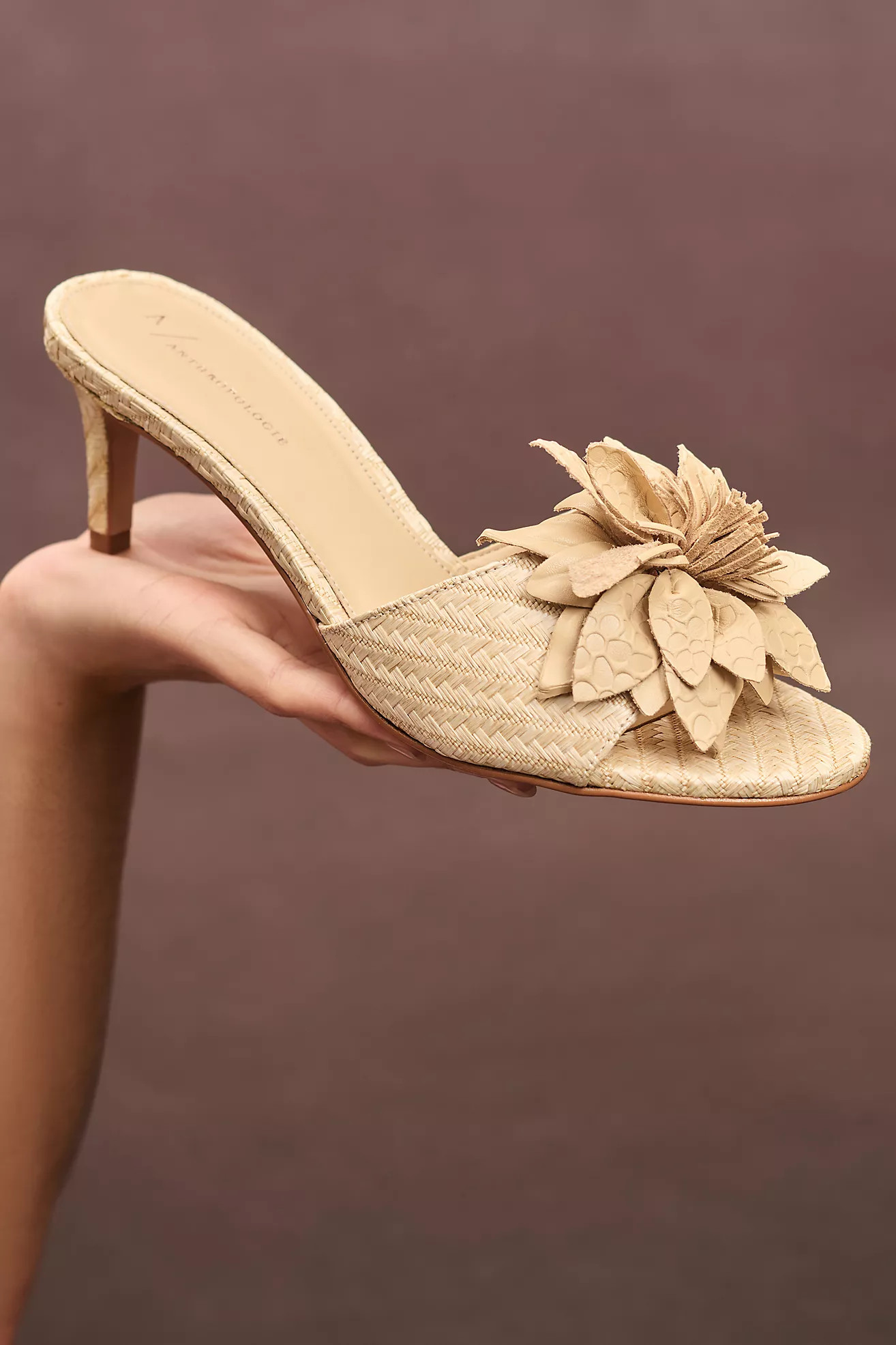 By Anthropologie 3D Floral Kitten Heels | Anthropologie (US)