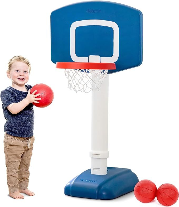 GoSports Tot Shot Toddler Basketball Set - Kids Indoor & Outdoor Toy Hoop with Adjustable Height | Amazon (US)