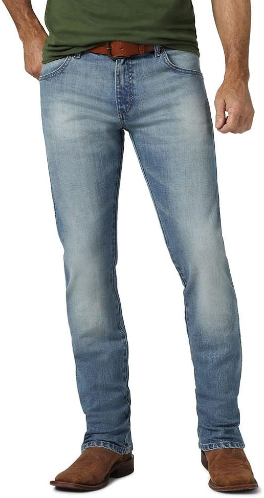 Wrangler Men's Retro Slim Fit Straight Leg Jean | Amazon (US)