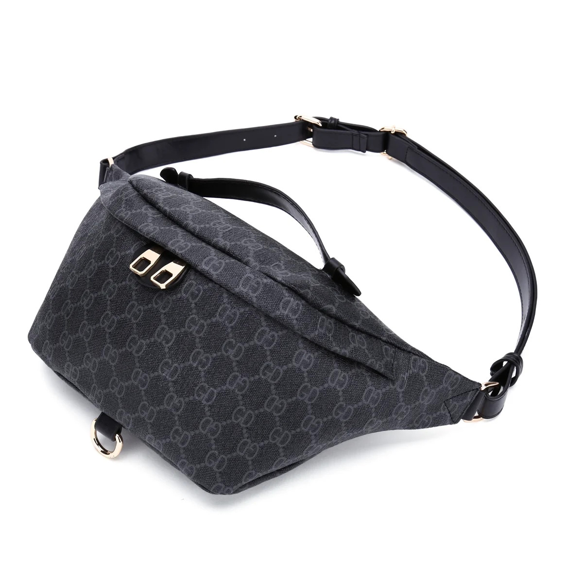 TWENTY FOUR Checkered Cross body Bags Leather Fanny Pack- Mens Waist Belt Bag -Womens Purse Hip P... | Walmart (US)