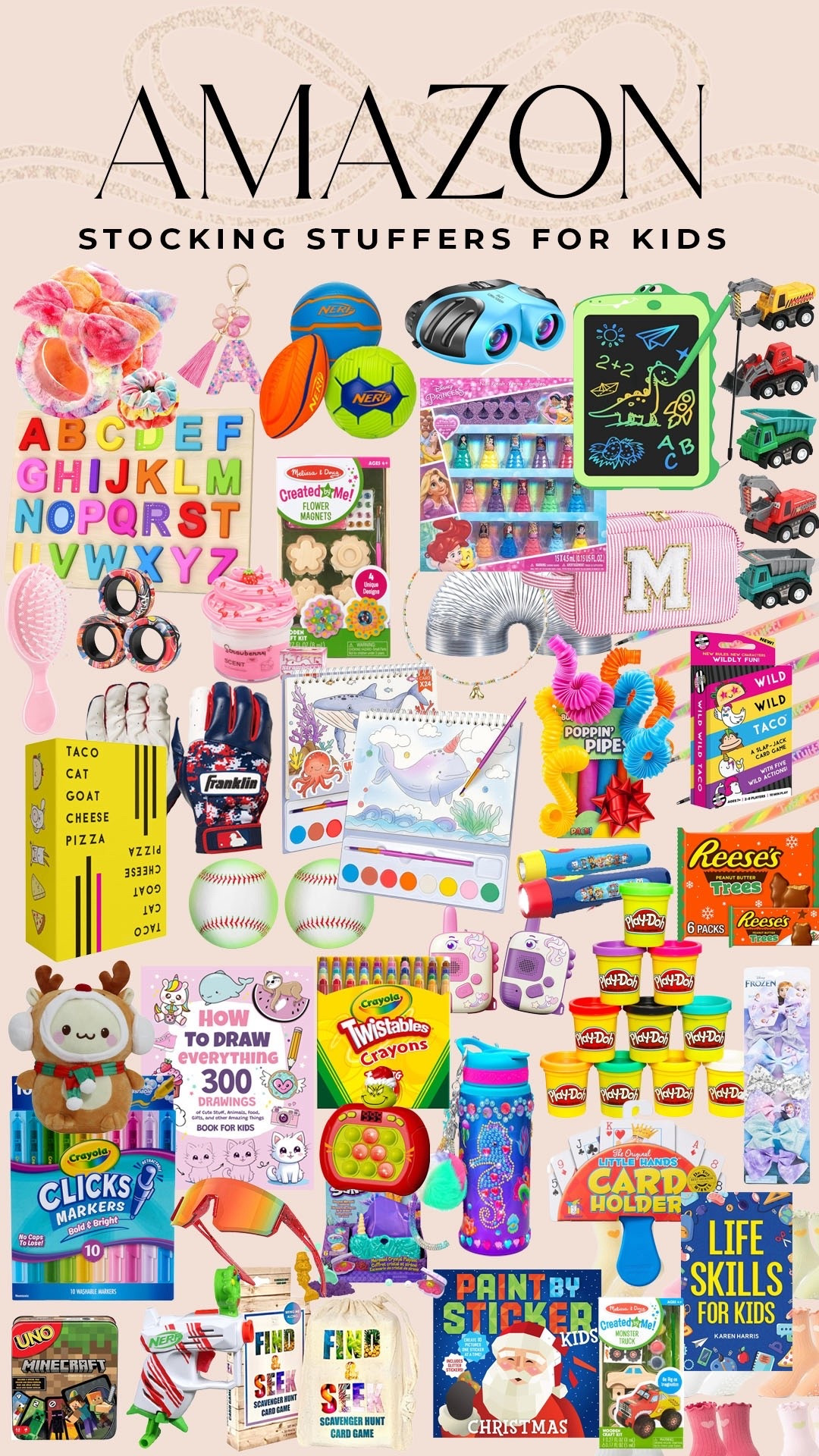 Amazon stocking stuffers for kids!

#amazonfinds

Amazon finds. Amazon gifts. Amazon holiday gifts for kids. Amazon stocking stuffers for girls. Amazon stocking stuffers for boys. Affordable stocking stuffers for kids  

#LTKGiftGuide #LTKFindsUnder50 #LTKKids