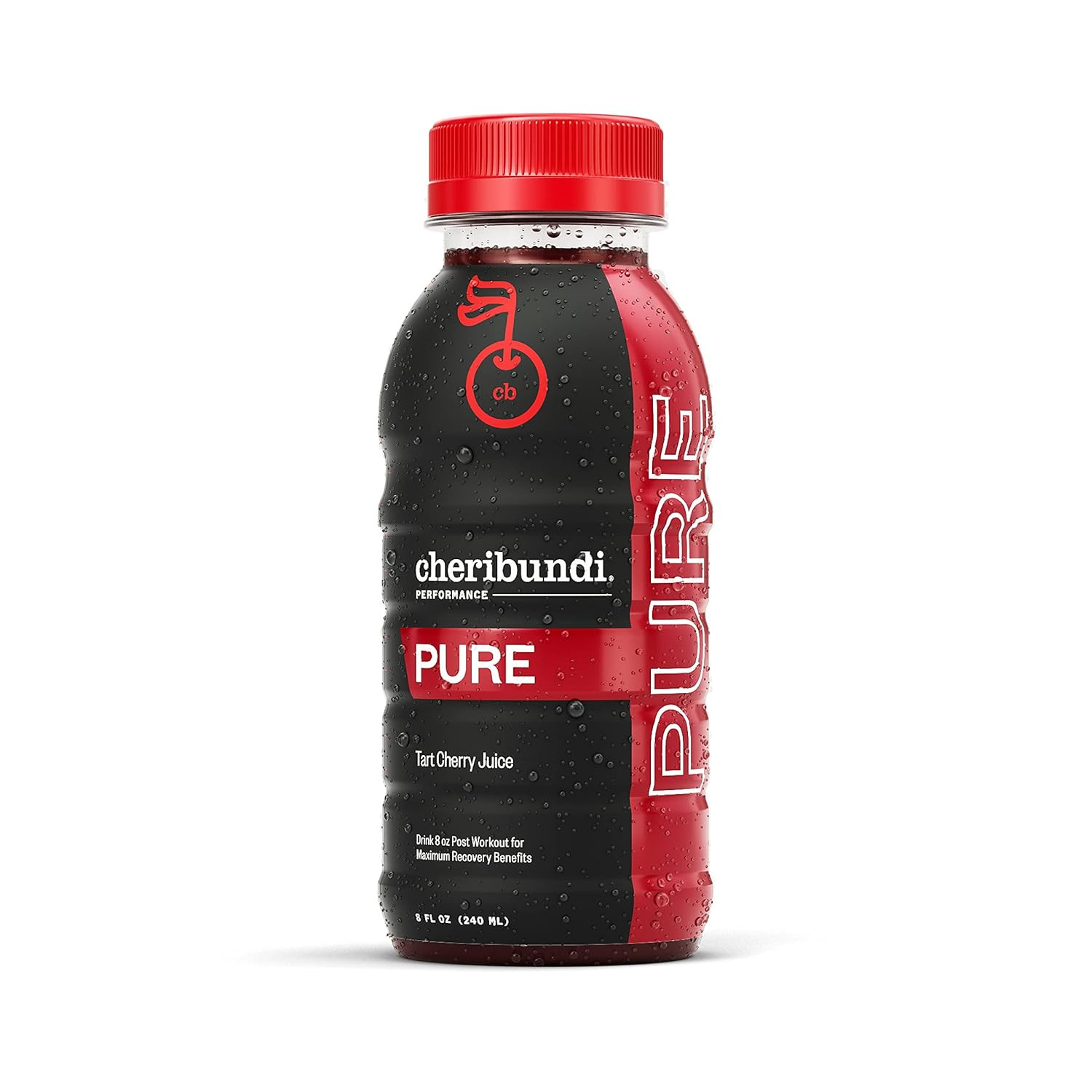Cheribundi PURE Tart Cherry Juice - 100% Tart Cherry Juice, No Sugar Added - Pro Athlete Post Wor... | Amazon (US)