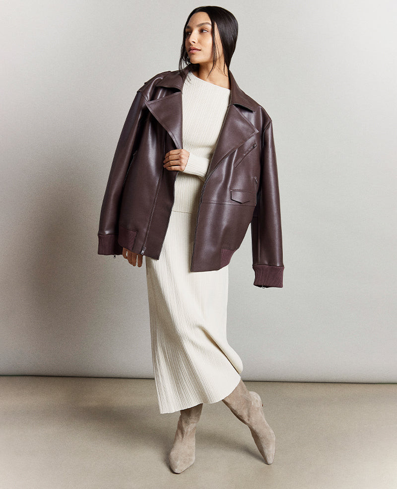 Rib Knit Pullon Skirt | Kenneth Cole