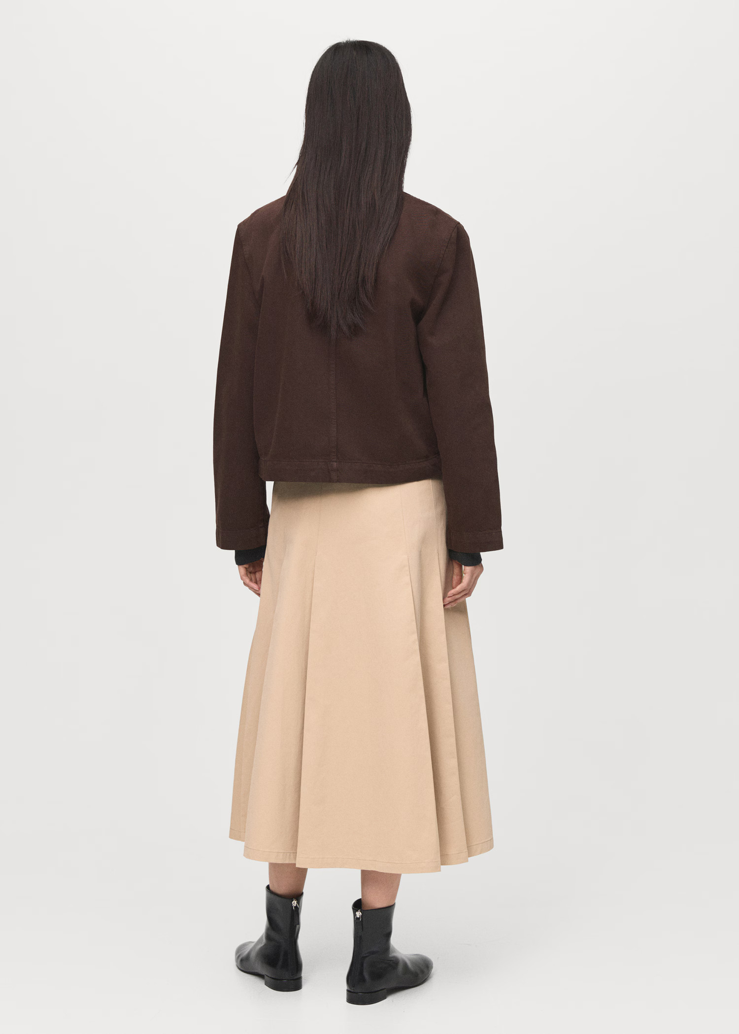 Jeansparka mit Kunstlederkragen - Damen | MANGO Deutschland | Mango EU