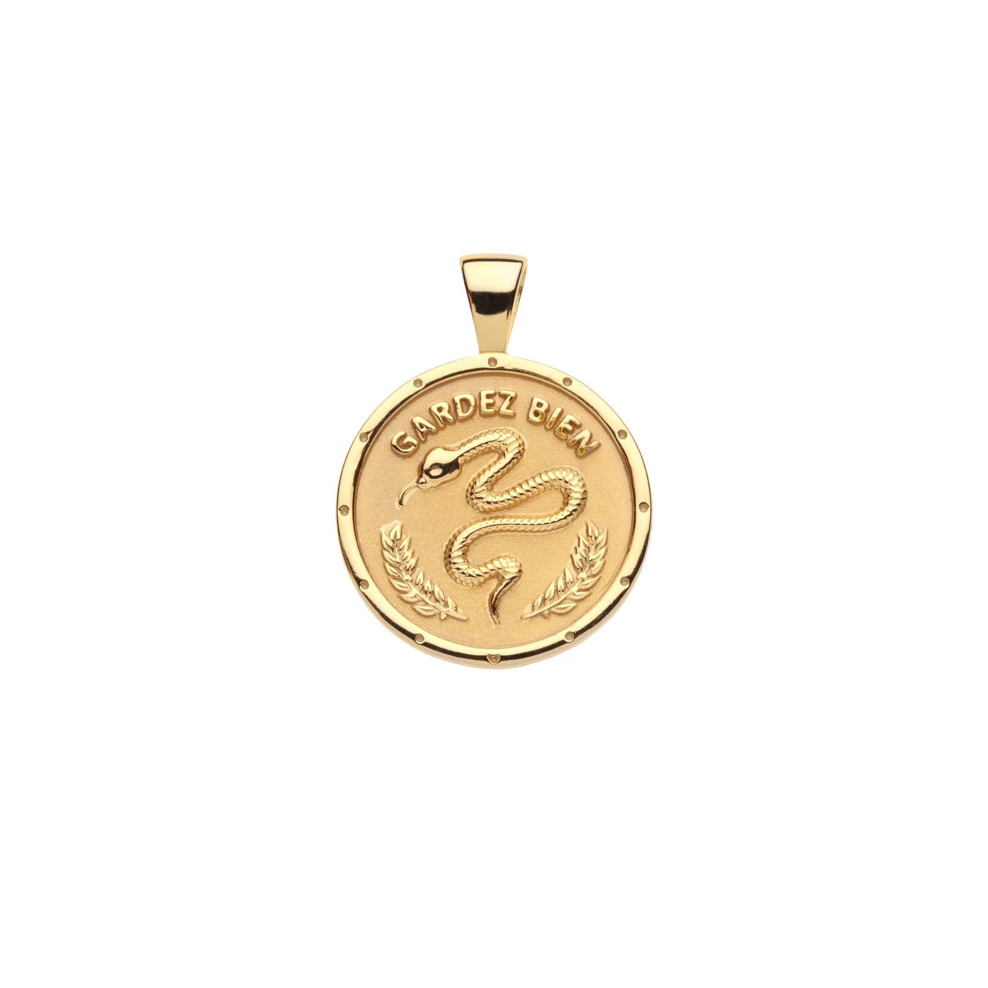 PROTECT JW Small Pendant Coin | Jane Win