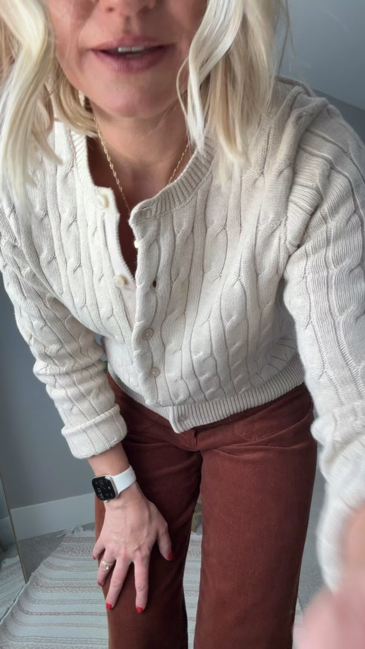 I’m loving this fall outfit from @Quince! This cable knit cardigan is such a great fall layer! 🍂
Sweater- small
Pants- 0/short

#LTKOver40 #LTKPetite #LTKSeasonal