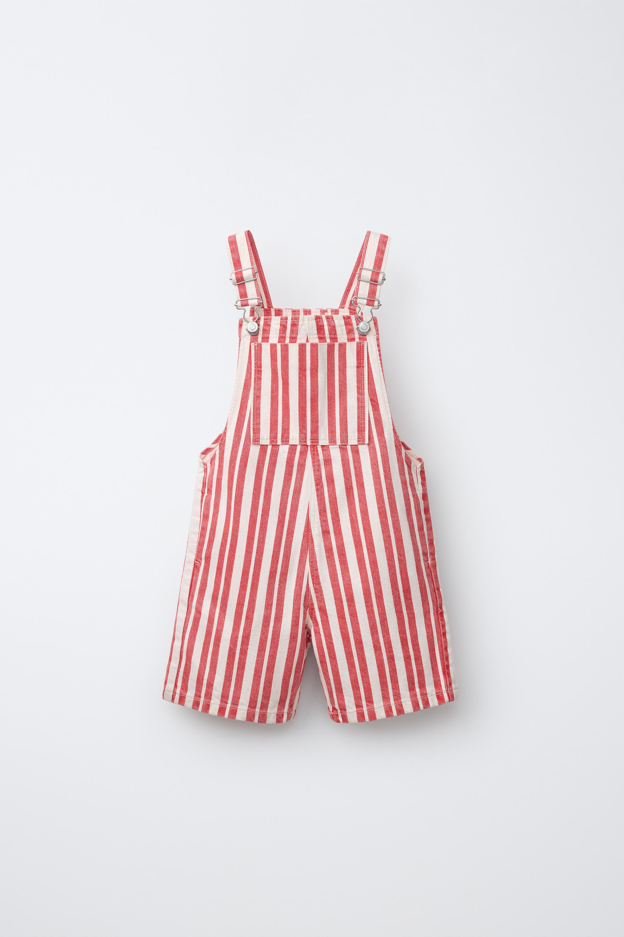 STRIPED SNOOPY PEANUTS\u2122 TWILL OVERALLS | Zara US