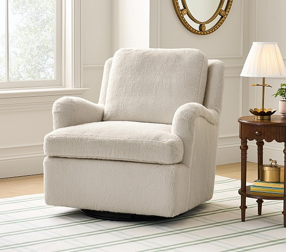 Chris Loves Julia Swivel Glider | Pottery Barn Kids