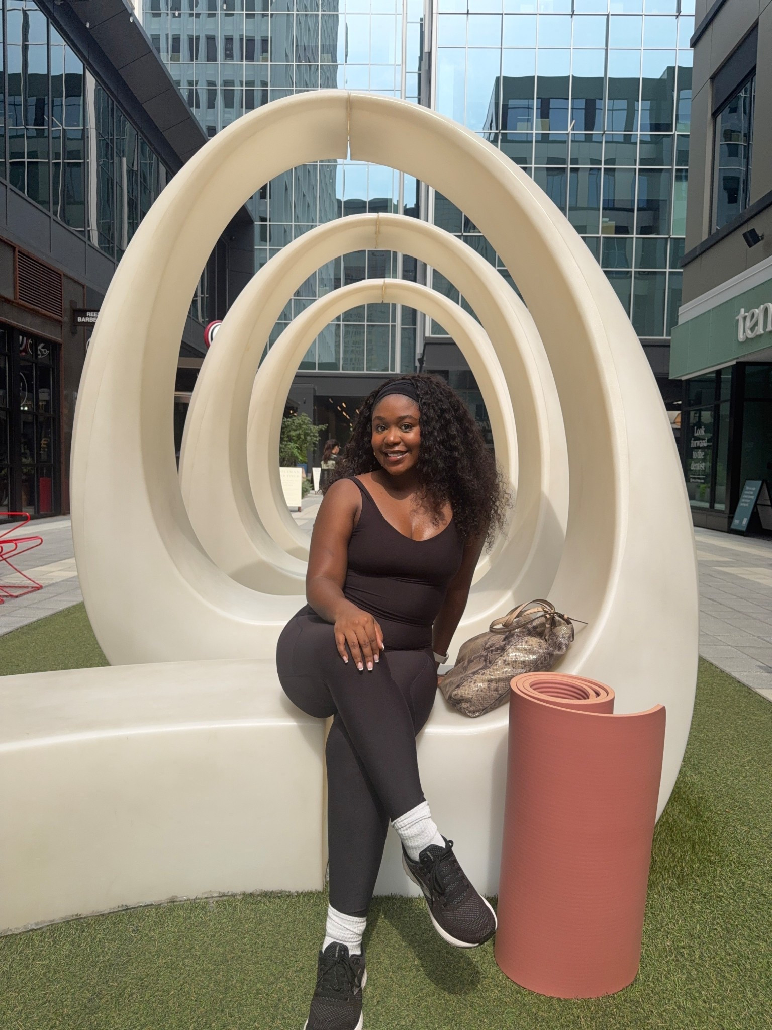 Affordable Activewear set from Old Navy. I wore it to an outdoor Pilates class. 

#LTKFindsUnder50 #LTKPetite #LTKActive